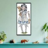 Alice - 14CT Stamped Cross Stitch - 35*17cm