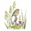 A Bird - 14CT Stamped Cross Stitch - 23*29cm