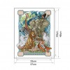 Animal - 14CT Stamped Cross Stitch - 37*48cm