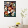 11CT Stamped Cross Stitch Kits DIY Animals Needlework Embroidery Decor (A)