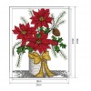 Winter vase - 14CT Stamped 14CT Stamped Cross Stitch - 22*30cm