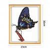 Butterfly - 14CT Stamped Cross Stitch - 30x23cm