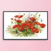 Blooming Cross Stitch 14CT Pre-Printed DIY Embroidery Needlework (H773)