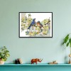 Birds And Flowers - 14CT Stamped Cross Stitch - 39*33cm