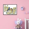 Birds And Flowers - 14CT Stamped Cross Stitch - 39*33cm