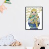 14CT Stamped Cross Stitch Kits DIY Russian Doll Printed Needlework (C219)