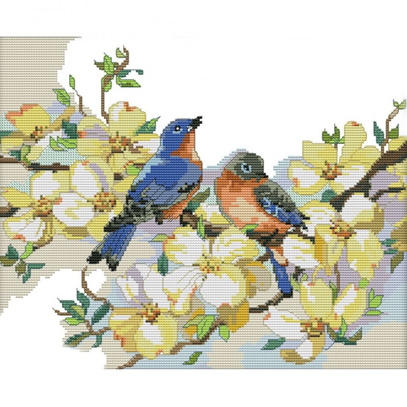 Birds And Flowers - ...