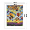 11CT Stamp DIY Cross Stitch Needlework Embroidery Set (JL050 Hot Balloon)