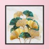 Ginkgo Leaf - 11CT Stamped Cross Stitch - 48x48cm
