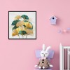 Ginkgo Leaf - 11CT Stamped Cross Stitch - 48x48cm