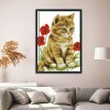 Cat - 11CT Stamped Cross Stitch - 27x37cm
