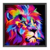 11CT Needlework Stamped Canvas Kit DIY Cross Stitch Print (MTL024 Lion)