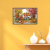Autumn House - 14CT Stamped Cross Stitch - 68*48cm