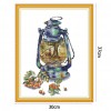 Autumn impression - 14CT Stamped Cross Stitch - 37*30cm