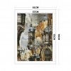 A Corner Of The City - 14CT Stamped Cross Stitch - 61*79cm