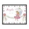 Baby Angel Birth Certificate - 14CT Stamped Cross Stitch - 35x30cm