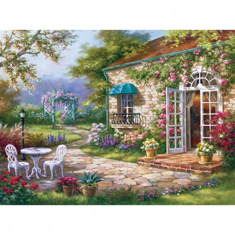 14CT Stamped Cross Stitch Kit DIY Relaxing Needlework Embroidery (SZX009)