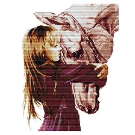 bid farewell - 14CT Stamped Cross Stitch - 46*36cm