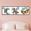 Butterflies flying - 14CT Stamped Cross Stitch - 55*17cm