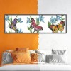 Butterflies flying - 14CT Stamped Cross Stitch - 55*17cm