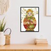 14CT Stamped Cross Stitch Kits DIY Russian Doll Printed Needlework (C217)
