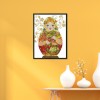 14CT Stamped Cross Stitch Kits DIY Russian Doll Printed Needlework (C217)