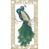 Branch Peacock - 14CT Stamped Cross Stitch - 38*62cm