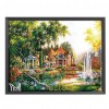 14CT Counted DIY Cross Stitch Pleasant Landscape Needlework Kit (VS-0012)