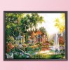 14CT Counted DIY Cross Stitch Pleasant Landscape Needlework Kit (VS-0012)