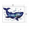 The world of whales - 14CT Stamped Cross Stitch - 35*26cm