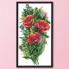 A bunch of flowers - 14CT Stamped Cross Stitch - 41*22cm