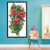A bunch of flowers - 14CT Stamped Cross Stitch - 41*22cm
