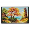 Autumn By The Sea - 14CT Stamped Cross Stitch - 40x26cm