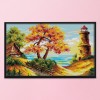 Autumn By The Sea - 14CT Stamped Cross Stitch - 40x26cm