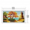 Autumn By The Sea - 14CT Stamped Cross Stitch - 40x26cm