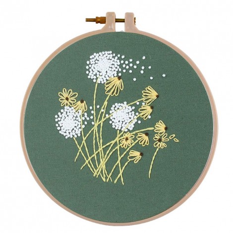 Flying Dandelion - Cross Stitch - 30x30cm