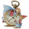 Sleeping Alice - 14CT Stamped Cross Stitch - 32x30cm