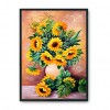 11CT Cross Stitch Kit Sunflower Vase Printed Embroidery DIY Sets (SZX02)