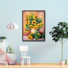 11CT Cross Stitch Kit Sunflower Vase Printed Embroidery DIY Sets (SZX02)