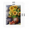 50x40cm Bunch Flowers Cross Stitch 14CT Counted Embroidery Kits (VS-0141)