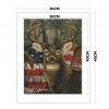 11CT Stamp Cross Stitch DIY Embroidery Kit Christmas Craft (SZX001 Deer)