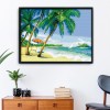 Seaside Scenery - 11CT Stamped Cross Stitch - 64x50cm