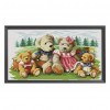Family - 11CT Stamped Cross Stitch - 65x39cm