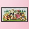 Family - 11CT Stamped Cross Stitch - 65x39cm