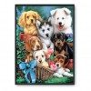 Animals 14CT Stamped Cross Stitch Needlework Embroidery (SZX038 Puppies)