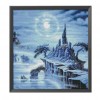 Blue Moon Night - 11CT Stamped Cross Stitch - 54x57cm