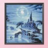 Blue Moon Night - 11CT Stamped Cross Stitch - 54x57cm