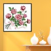 Rose - 14CT Stamped Cross Stitch - 29x29cm