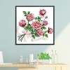 Rose - 14CT Stamped Cross Stitch - 29x29cm