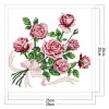 Rose - 14CT Stamped Cross Stitch - 29x29cm